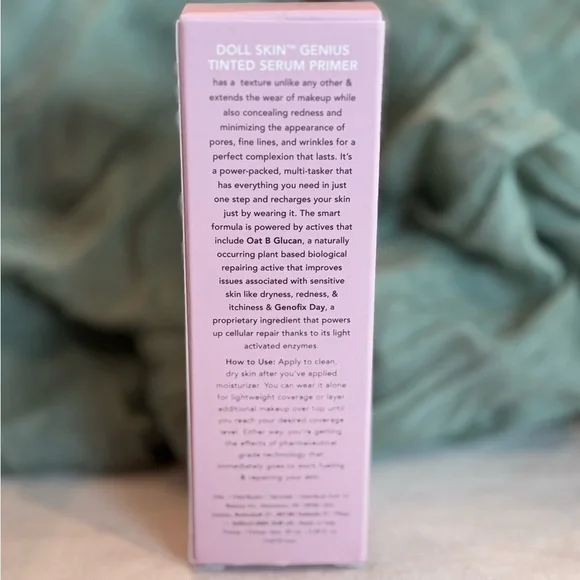 Doll 10 Doll Skin Genius Tinted Serum Primer 29ml Hydrating Glow Primer NEW - Picture 8 of 9
